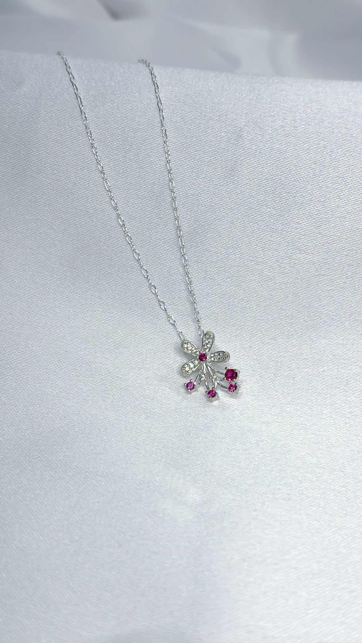 Colar Flor pink