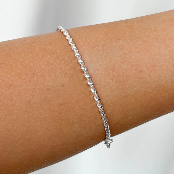 Bracelete 3mm torcido
