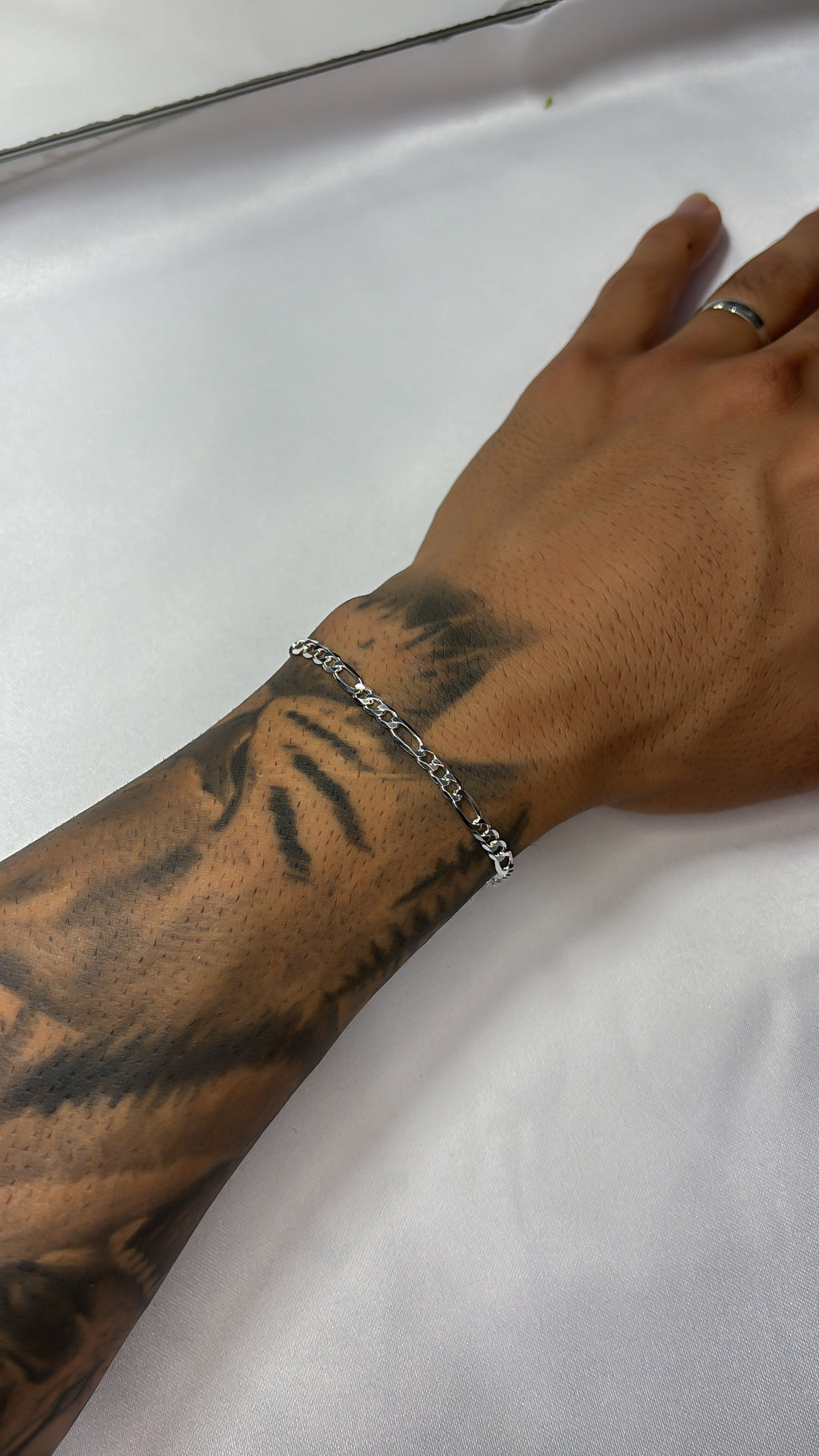 Pulseira 3x1 Fígaro 4MM 21CM