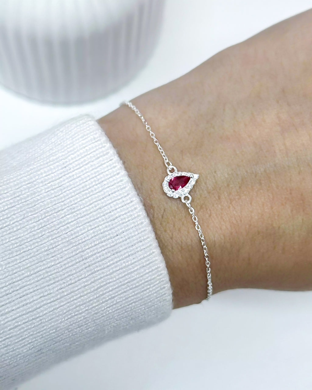 PULSEIRA CARTIER GOTA FÚCSIA