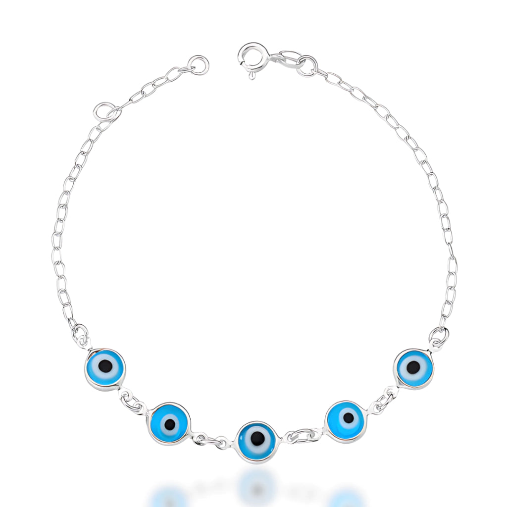 Pulseira 5 olhos grego