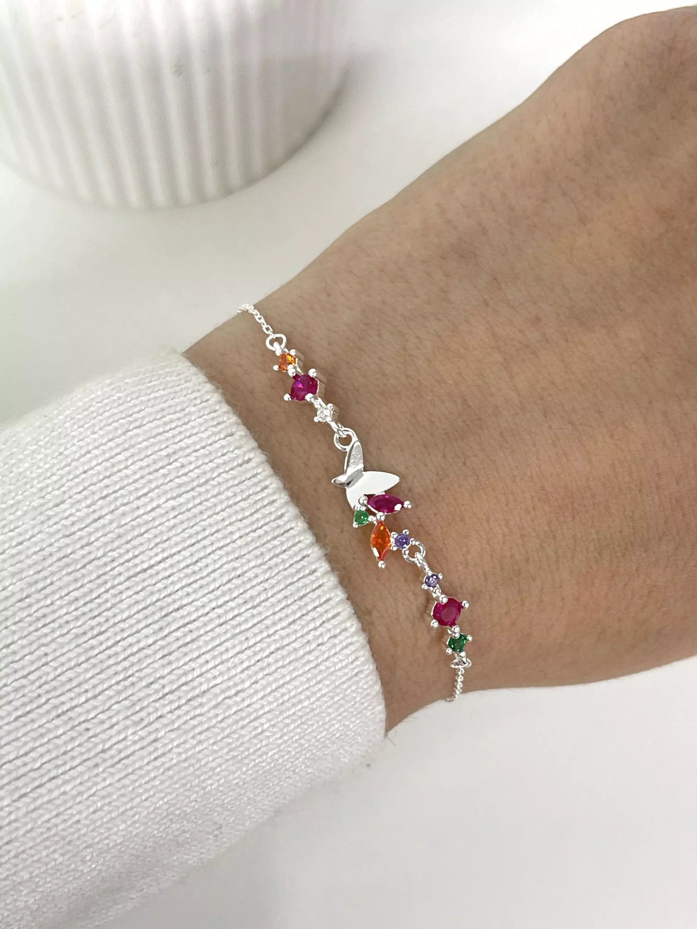 Pulseira Luxo borboletas