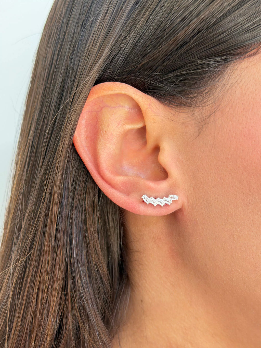 Brinco Ear Cuff cristal