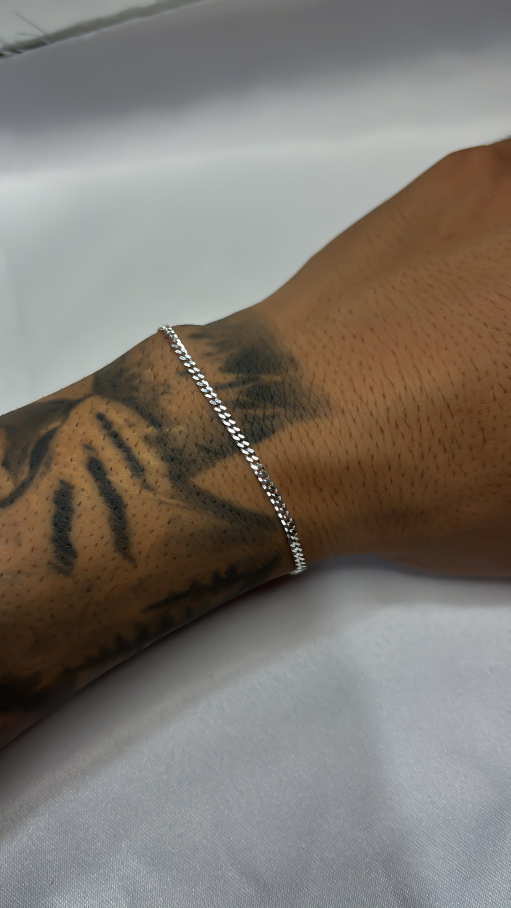 Pulseira Grumet Diamantada 18,5Cm 2,1mm