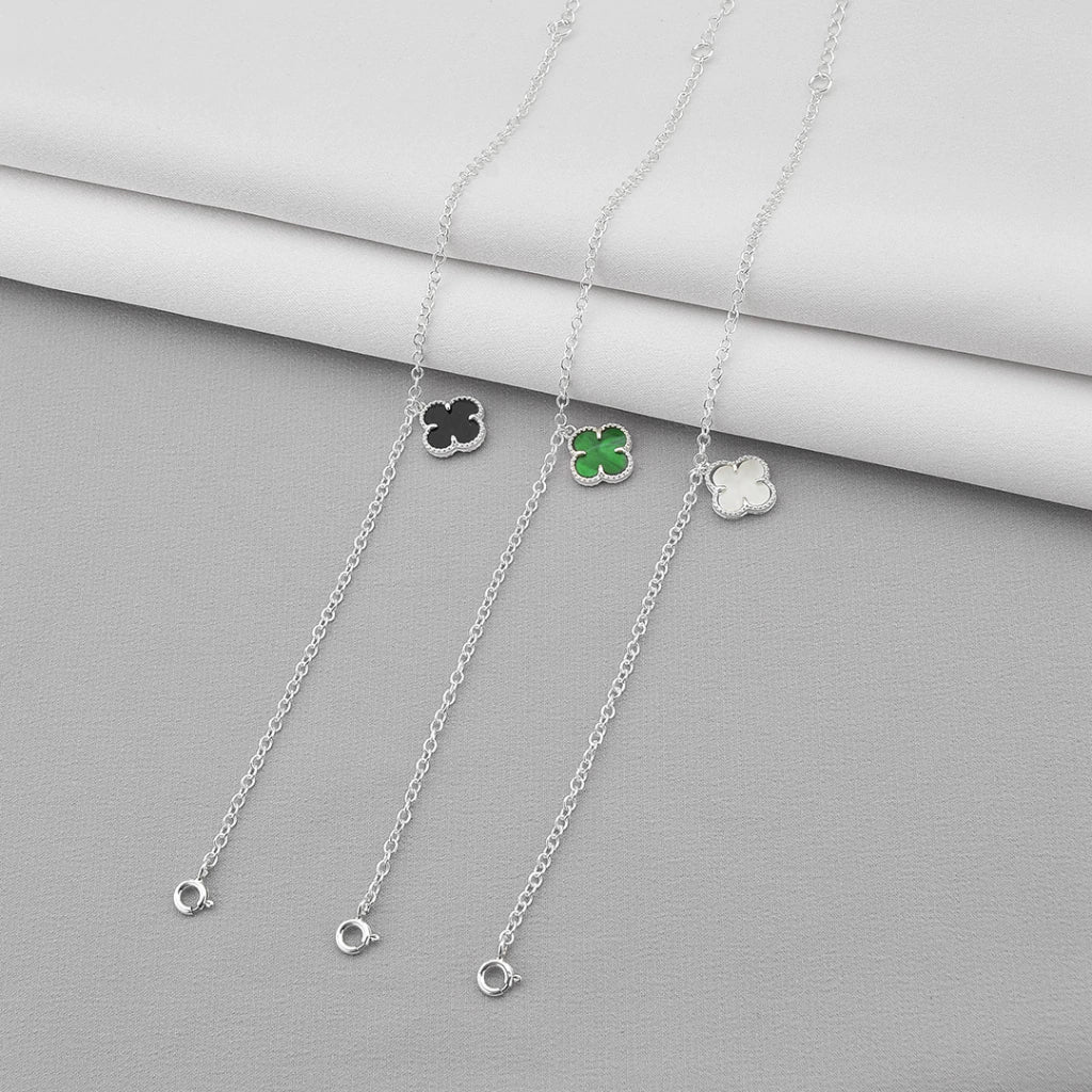 Pulseira Trevo resinado