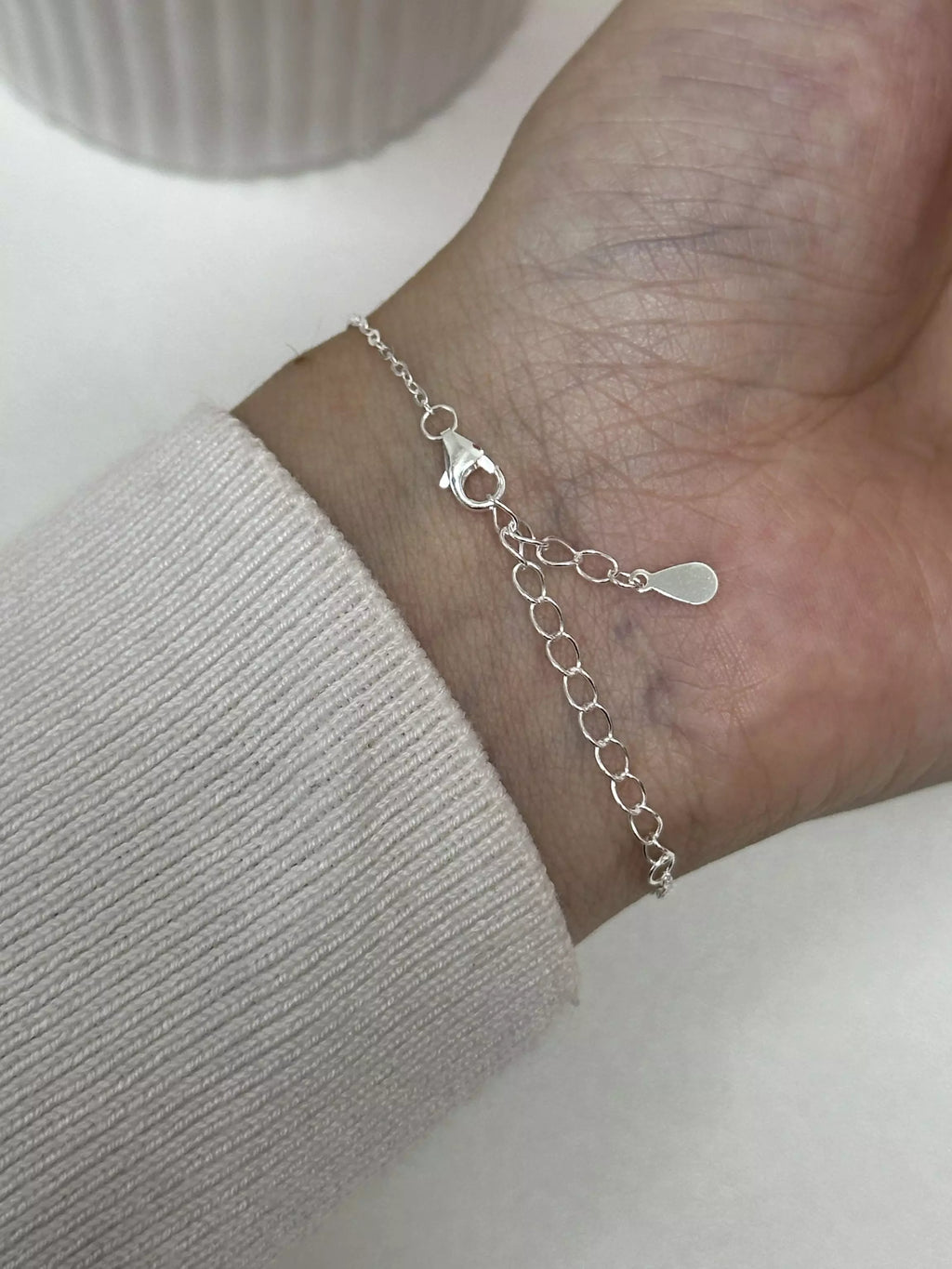 Pulseira pizza cravejada pedra cristal