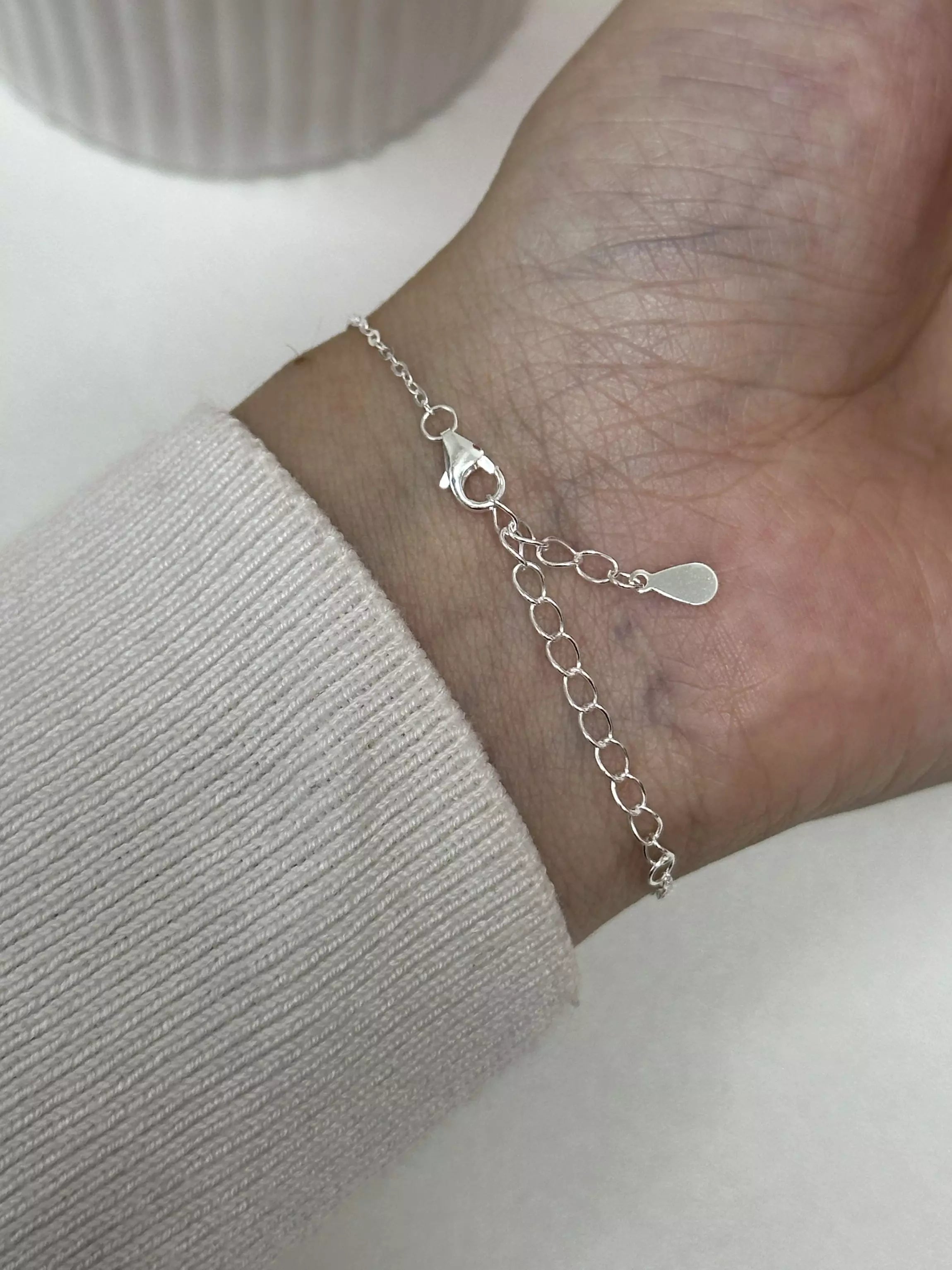 Pulseira pizza cravejada pedra cristal