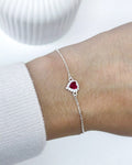 PULSEIRA CARTIER CORAÇÃO FÚCSIA