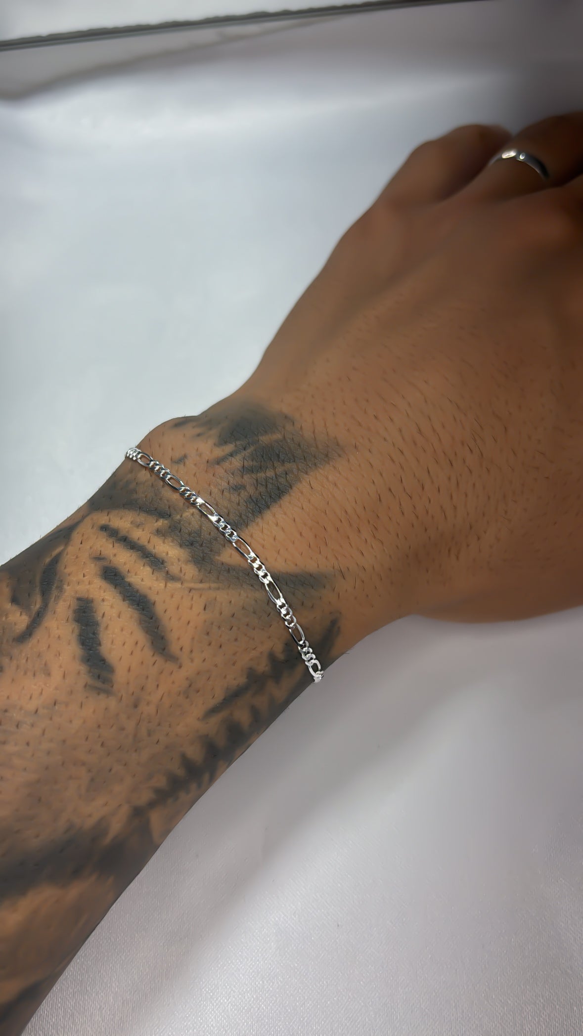 Pulseira 3x1 Fígaro 2MM 21Cm