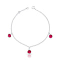 Pulseira 3 ponto de luz pink