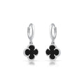 Argola trevo preto