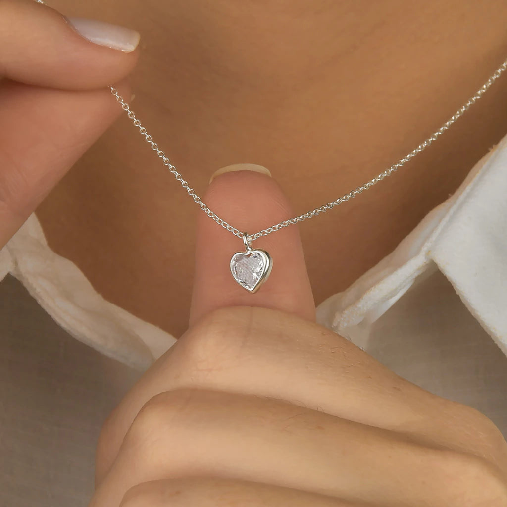 Conjunto ponto de luz Coração cristal