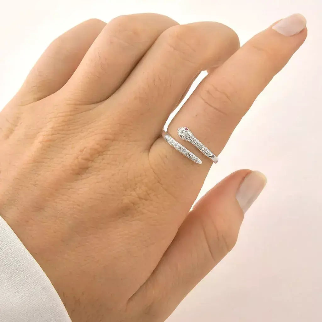 Anel cobra ajustável