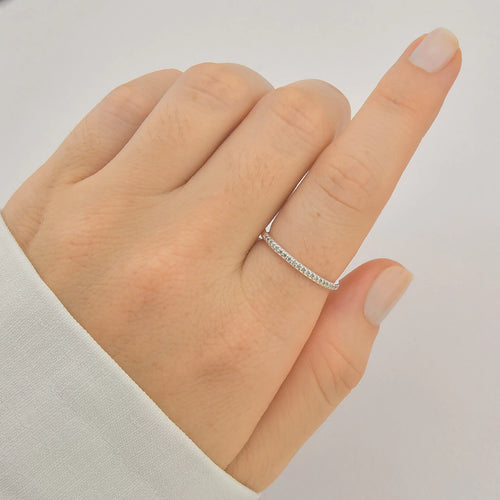 Anel aparador cravejado