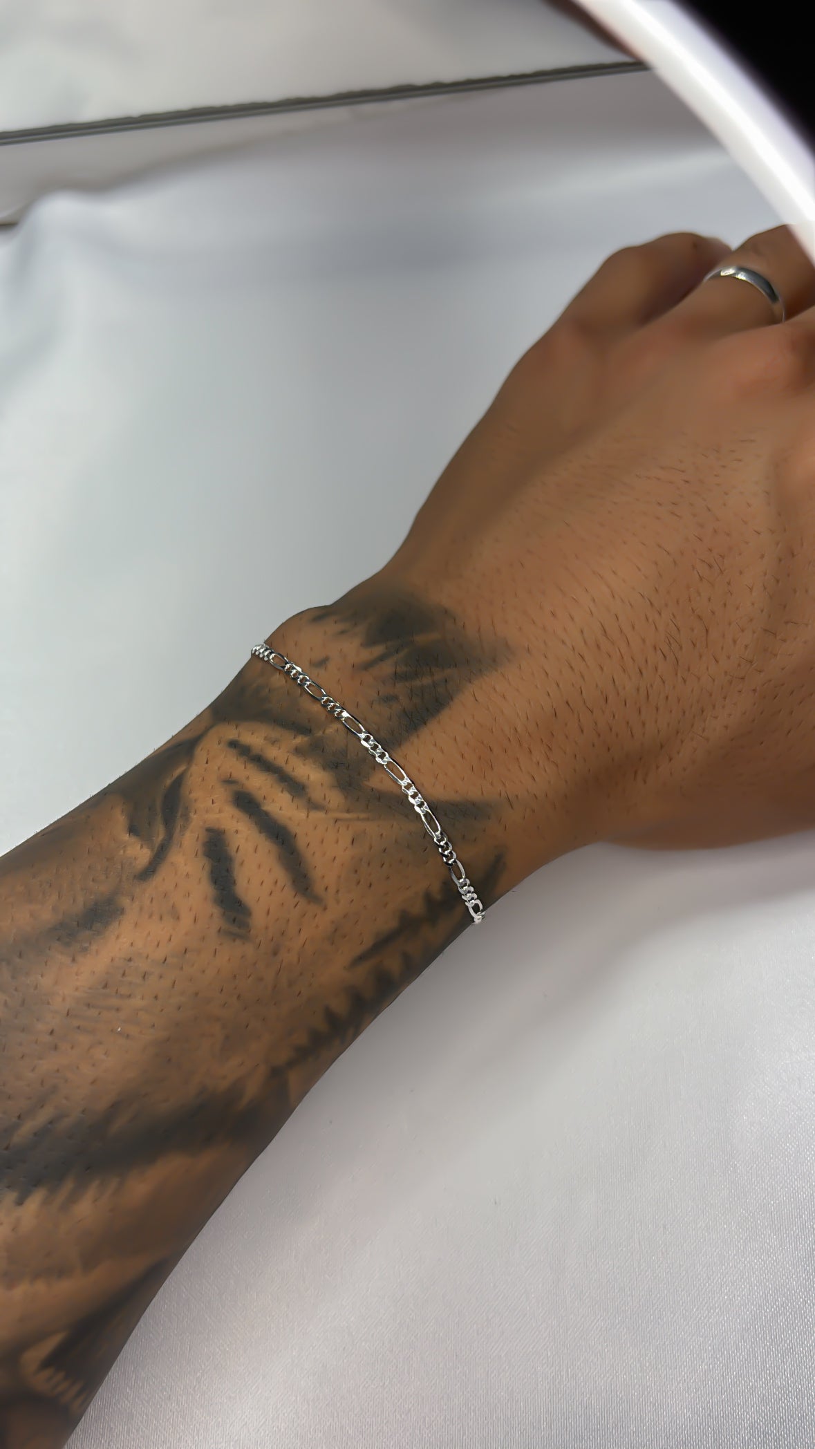 Pulseira 3x1 Fígaro 2MM 21Cm