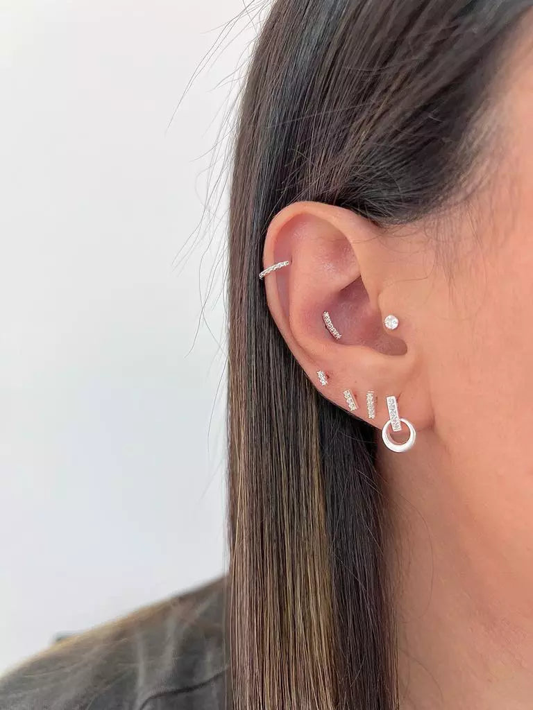 PIERCING CRAVEJADO 8MM NARIZ/HÉLIX
