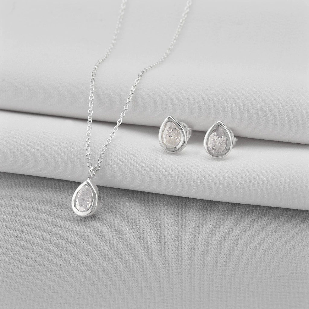 Conjunto gota ponto de luz