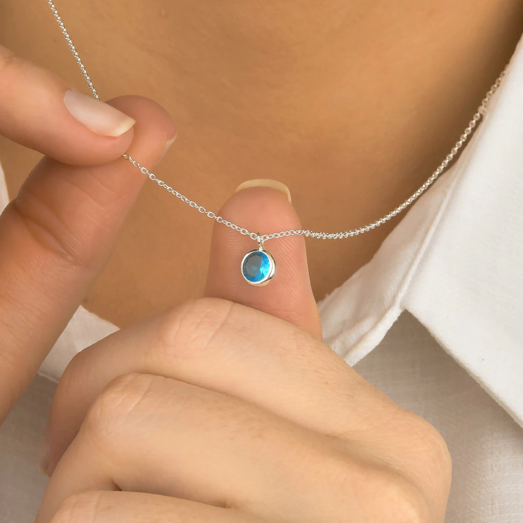Conjunto ponto de luz azul claro
