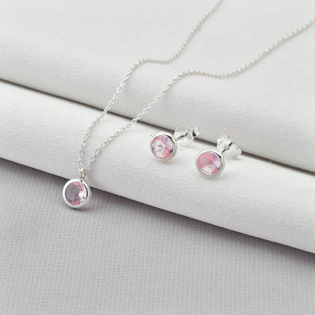 Conjunto ponto de luz rosa claro