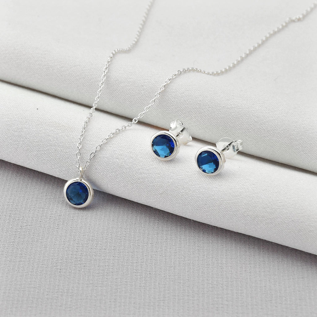 Conjunto ponto de luz azul escuro