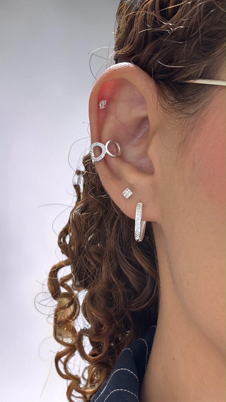 Ear Cuff/ Piercing fake Infinito
